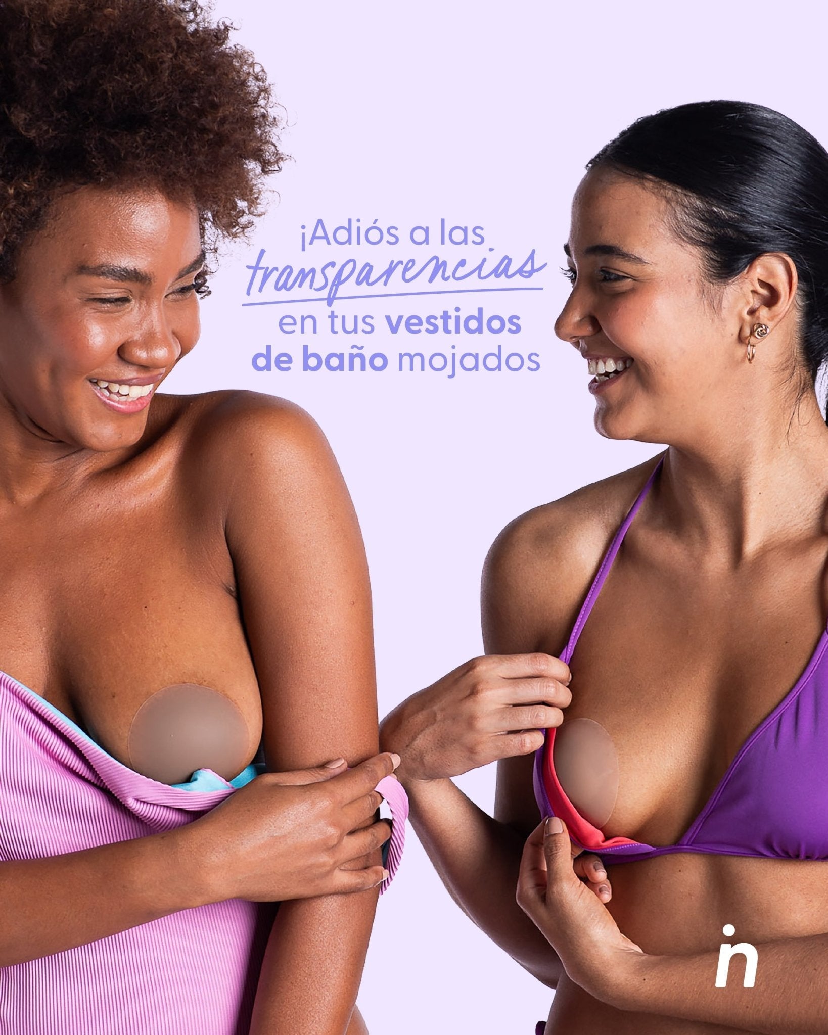 Bare it All Nipple Covers PLUS - Cubre Pezones Circulares de Silicona Reutilizables - Nipskin