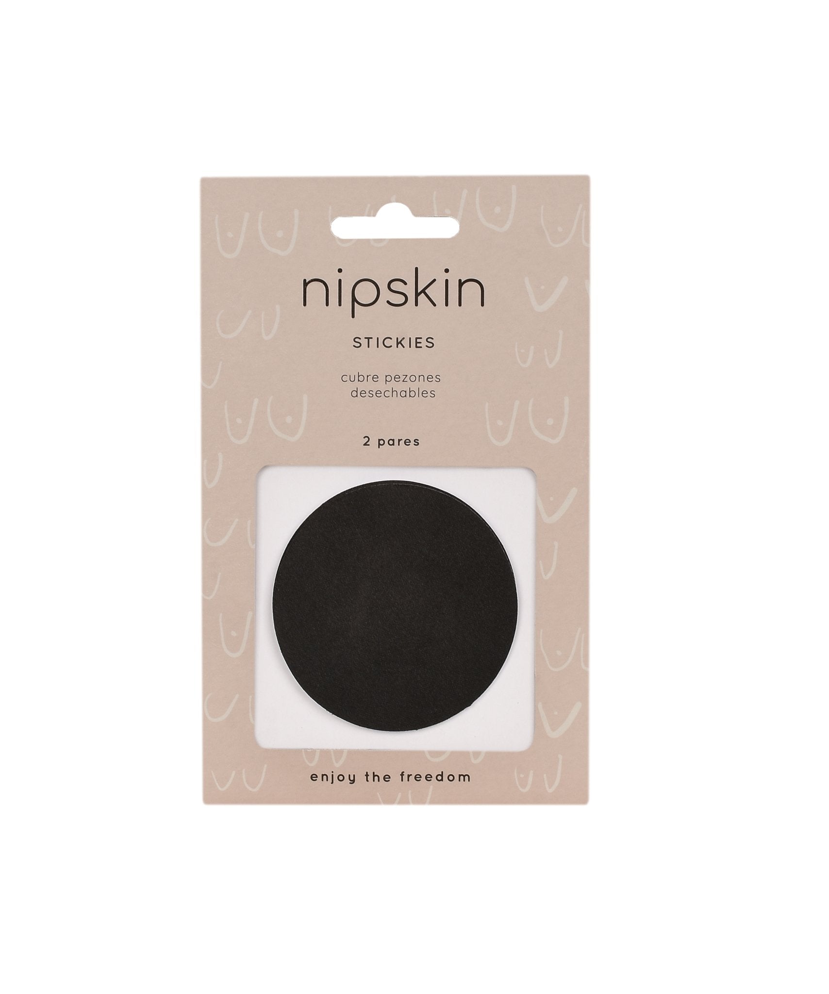 Stickies Círculo Satín - 2 Pares de Cubre Pezones de un solo uso - nipskincol