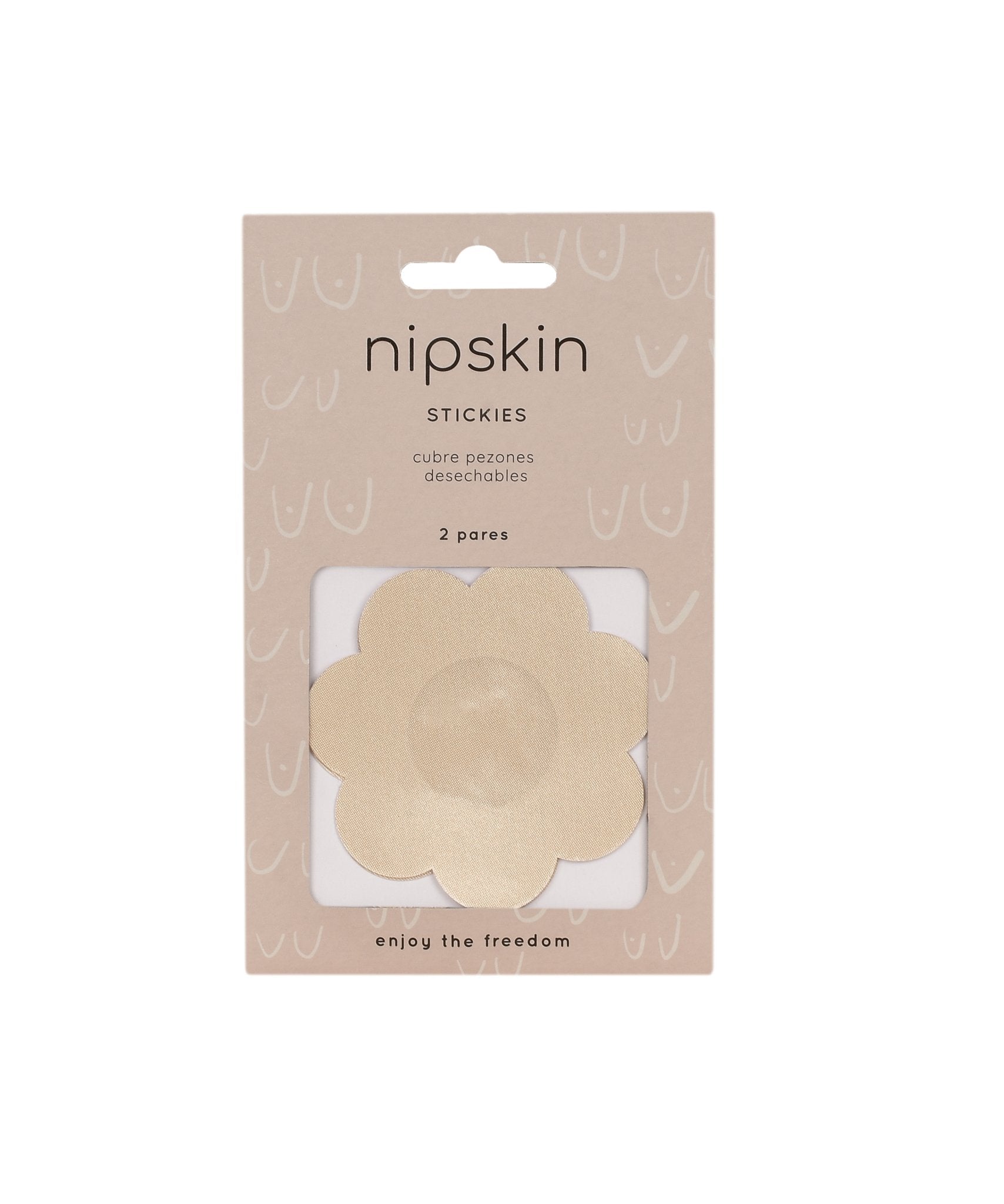 Stickies Flores Satín - 2 Pares de Cubre Pezones de un solo uso - nipskincol