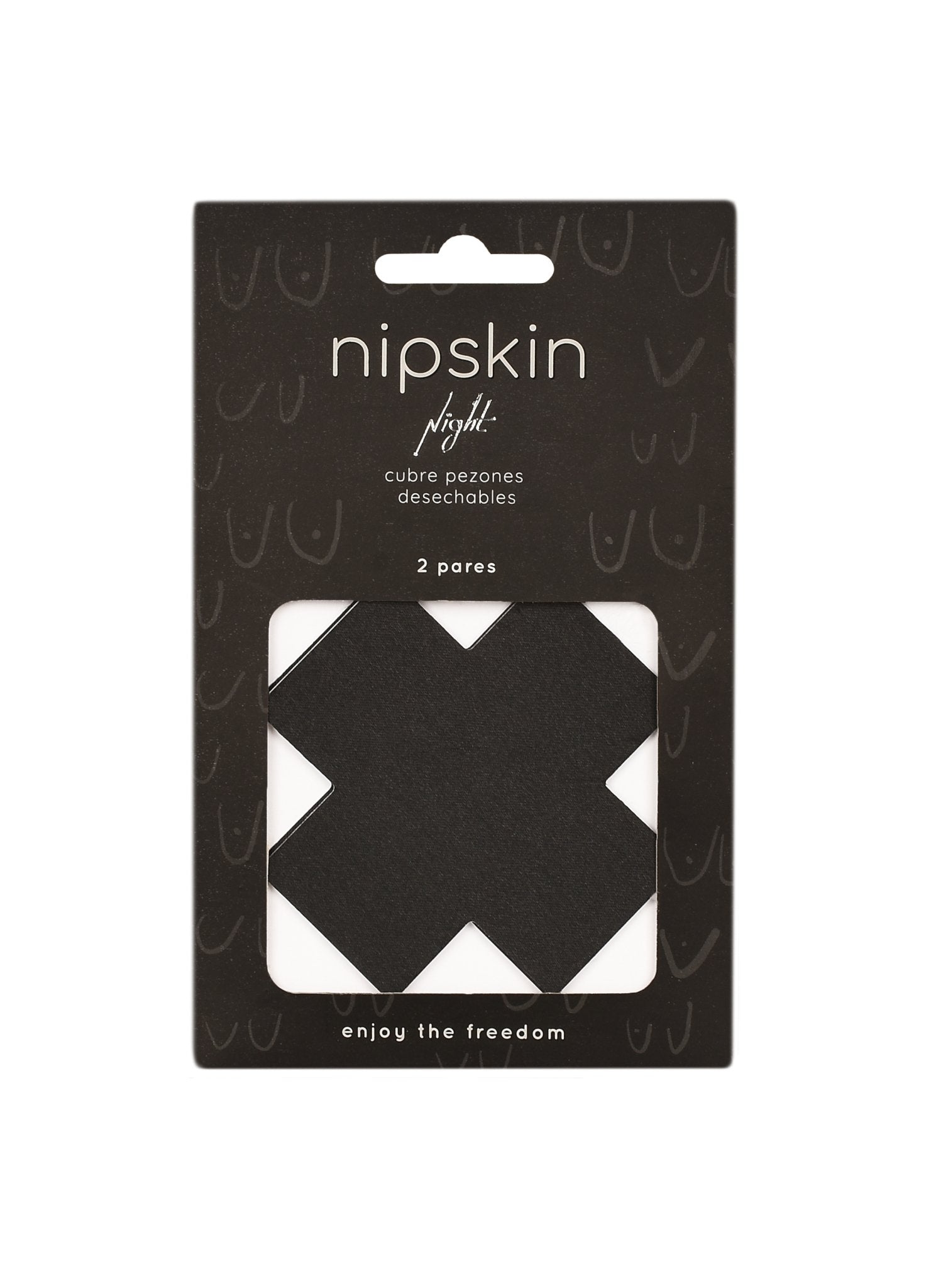 Stickies Night X Satín - 2 Pares de Cubre Pezones de un solo uso - nipskincol